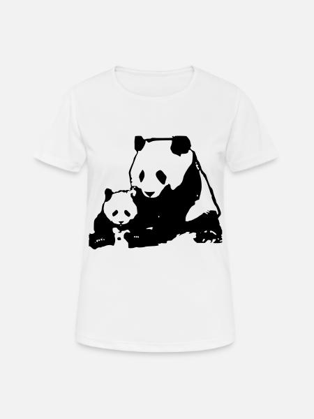 panda - Women's Breathable T-Shirt - white