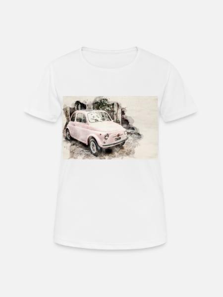 500 classic cars - Women's Breathable T-Shirt - white
