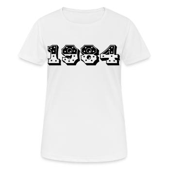 1984 Année de naissance Don - T-shirt respirant Femme - blanc - Devant - AI Model Female 172 dark (172cm)