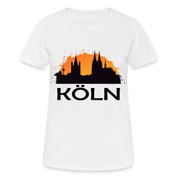 Cologne Germany Cologne Cathedral Cologne Skyline - Women's Breathable T-Shirt - white - Front - AI Model Female 172 dark (172cm)