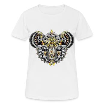 Koalabär Mandala - Frauen T-Shirt atmungsaktiv - Weiß - Vorne - AI Model Female 172 dark (172cm)