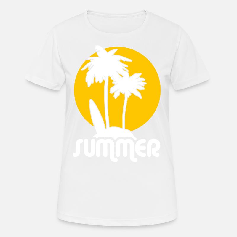 Summer sun sunshine - Women's Breathable T-Shirt - white
