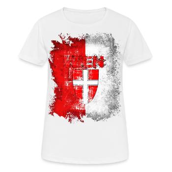 Wien - Frauen T-Shirt atmungsaktiv - Weiß - Vorne - AI Model Female 172 dark (172cm)