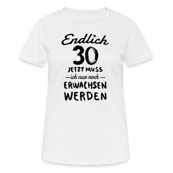 30 Geburtstag Geschenk 30 Jahre 30er Geschenkidee - Frauen T-Shirt atmungsaktiv - Weiß - Vorne - AI Model Female 172 dark (172cm)