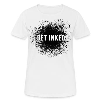 Tattoos tattoo tattooist tattoo machine - Women's Breathable T-Shirt - white - Front - AI Model Female 172 dark (172cm)