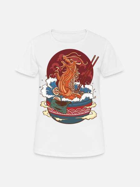 Dragon Noodle Soup - Women's Breathable T-Shirt - white