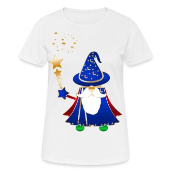 Wizard Wizzy - Women's Breathable T-Shirt - white - Front - AI Model Female 172 dark (172cm)