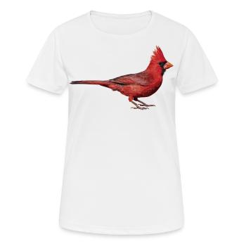 Cardinal du Nord - T-shirt respirant Femme - blanc - Devant - AI Model Female 172 dark (172cm)
