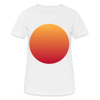 Retro Pattern Vintage Circle - Women's Breathable T-Shirt - white - Front - AI Model Female 172 dark (172cm)