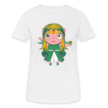 Bella - Women's Breathable T-Shirt - white - Front - AI Model Female 172 dark (172cm)