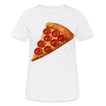 Pizza Salami - T-shirt respirant Femme - blanc - Devant - AI Model Female 172 dark (172cm)