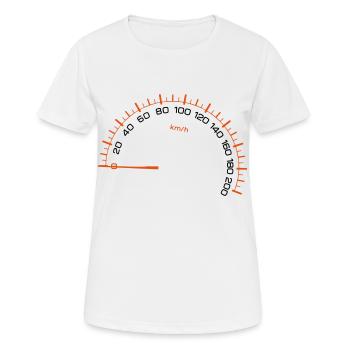 counter - Women's Breathable T-Shirt - white - Front - AI Model Female 172 dark (172cm)