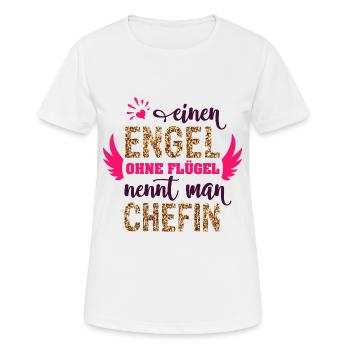 liebste beste Chefin Spruch Vorgesetzte Geschenk - Frauen T-Shirt atmungsaktiv - Weiß - Vorne - AI Model Female 172 dark (172cm)