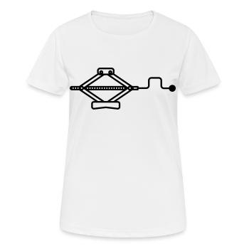 Jack - Women's Breathable T-Shirt - white - Front - AI Model Female 172 dark (172cm)
