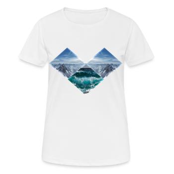 Sea and Summit. - The V - Women's Breathable T-Shirt - white - Front - AI Model Female 172 dark (172cm)