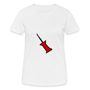 sellerie - T-shirt respirant Femme - blanc - Devant - AI Model Female 172 dark (172cm)