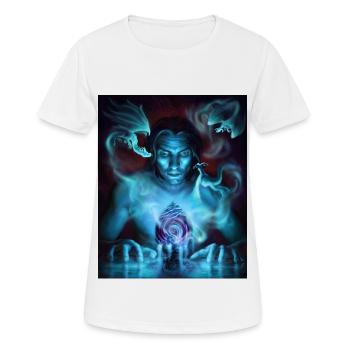 Dragon Egg Barbarian Summoning Spirit - Women's Breathable T-Shirt - white - Front - AI Model Female 172 dark (172cm)