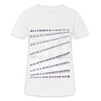 Skateboard Skate Skater Skateboard Sk8 Police - T-shirt respirant Femme - blanc - Devant - AI Model Female 172 dark (172cm)