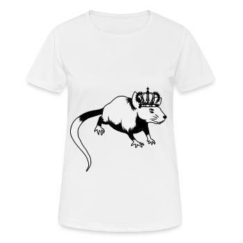 Rat King Rodent - Women's Breathable T-Shirt - white - Front - AI Model Female 172 dark (172cm)