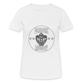 Maori haka - Women's Breathable T-Shirt - white - Front - AI Model Female 172 dark (172cm)