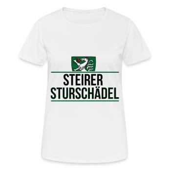 Steirer Steiermark - Frauen T-Shirt atmungsaktiv - Weiß - Vorne - AI Model Female 172 dark (172cm)