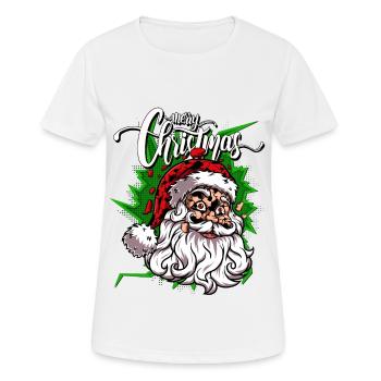 Merry Christmas Merry Christmas - Frauen T-Shirt atmungsaktiv - Weiß - Vorne - AI Model Female 172 dark (172cm)