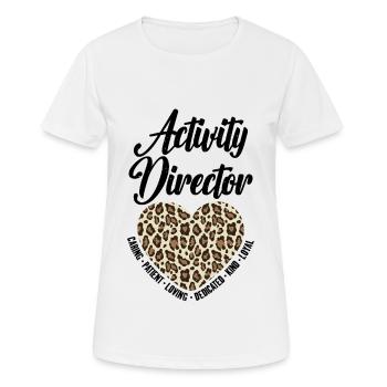 Activity Leader Facts Activity Coordinator - Women's Breathable T-Shirt - white - Front - AI Model Female 172 dark (172cm)