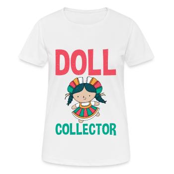Retro Vintage Doll Collector Dolls, The - Women's Breathable T-Shirt - white - Front - AI Model Female 172 dark (172cm)