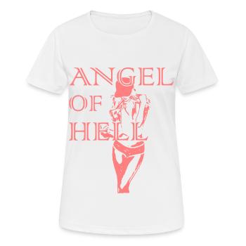 2reborn Angel of Hell Skate Girl Sport 4 - Frauen T-Shirt atmungsaktiv - Weiß - Vorne - AI Model Female 172 dark (172cm)