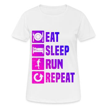 Course à pied Course à pied Course à pied Course à pied Jogging Course Jogging Course Hommes Jogging Race - T-shirt respirant Femme - blanc - Devant - AI Model Female 172 dark (172cm)