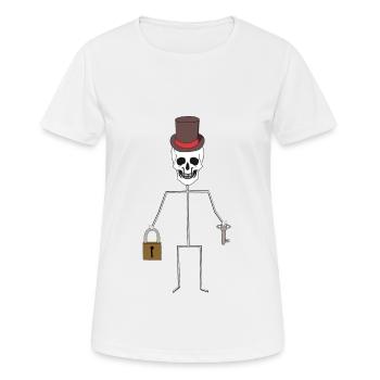 Schloss Herr Geist Gespenst Mitternacht Gespenst - Frauen T-Shirt atmungsaktiv - Weiß - Vorne - AI Model Female 172 dark (172cm)