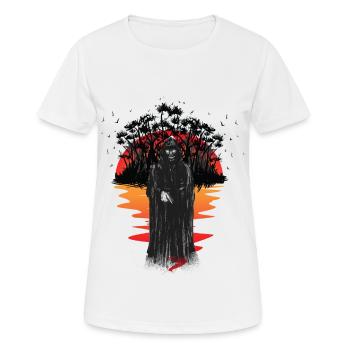 Tod Monster Horror Fantasy Halloween Kreatur - Frauen T-Shirt atmungsaktiv - Weiß - Vorne - AI Model Female 172 dark (172cm)