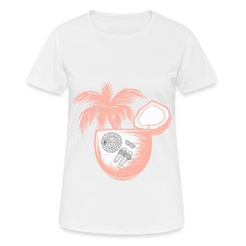 Vacation Holiday - Women's Breathable T-Shirt - white - Front - AI Model Female 172 dark (172cm)