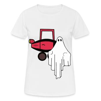 Wrong-way driver driving a car Driver's license Driver - Women's Breathable T-Shirt - white - Front - AI Model Female 172 dark (172cm)