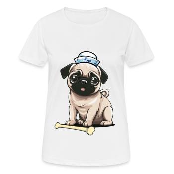 Bone Carlin Marin Marin Marin - T-shirt respirant Femme - blanc - Devant - AI Model Female 172 dark (172cm)