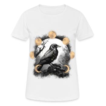 Corbeau Corbeau Corbeau Corbeau - T-shirt respirant Femme - blanc - Devant - AI Model Female 172 dark (172cm)