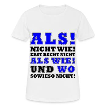 Grammatik Deutsch Lehrer und Lehrerin - Frauen T-Shirt atmungsaktiv - Weiß - Vorne - AI Model Female 172 dark (172cm)