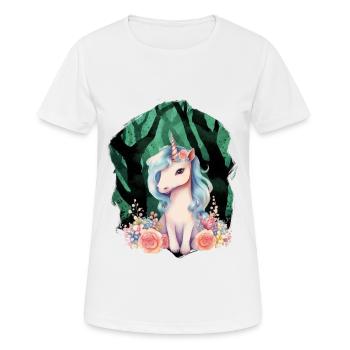 Unicorn Unicorns Mythical Creatures Mythical Animals Child - Women's Breathable T-Shirt - white - Front - AI Model Female 172 dark (172cm)