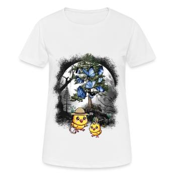 Küken Kinder Wilder Westen Western spielen Kinder - Frauen T-Shirt atmungsaktiv - Weiß - Vorne - AI Model Female 172 dark (172cm)