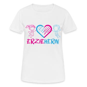 Kindergarten Kindergarten Profession Kindergarten Teacher - Women's Breathable T-Shirt - white - Front - AI Model Female 172 dark (172cm)