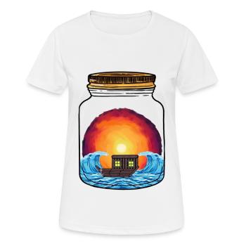 Boat Boats Ship Ships - Women's Breathable T-Shirt - white - Front - AI Model Female 172 dark (172cm)
