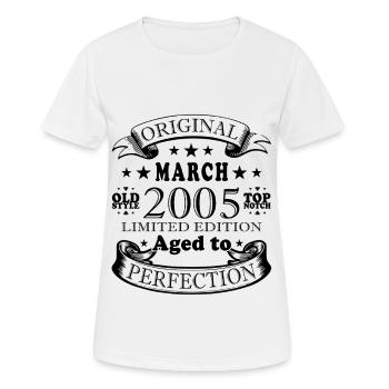 March 2005 March Jubilee March 2005 - Women's Breathable T-Shirt - white - Front - AI Model Female 172 dark (172cm)