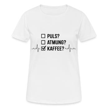 Rettungssanitäter Geschenk Krankenwagen Fahren - Frauen T-Shirt atmungsaktiv - Weiß - Vorne - AI Model Female 172 dark (172cm)