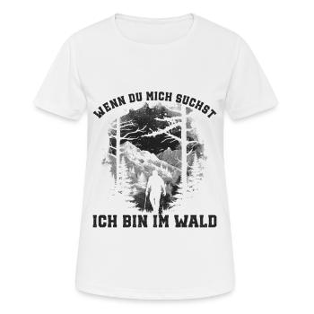 Bushcrafting Equipment Outdoor Survival - Women's Breathable T-Shirt - white - Front - AI Model Female 172 dark (172cm)