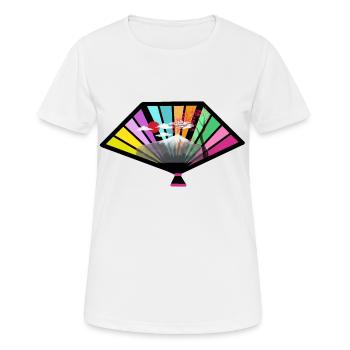 Japon Chine Asie Sujets Art asiatique - T-shirt respirant Femme - blanc - Devant - AI Model Female 172 dark (172cm)