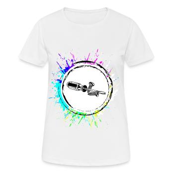 Outil de symbole de tournevis - T-shirt respirant Femme - blanc - Devant - AI Model Female 172 dark (172cm)
