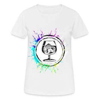 Whisky Icon - Frauen T-Shirt atmungsaktiv - Weiß - Vorne - AI Model Female 172 dark (172cm)