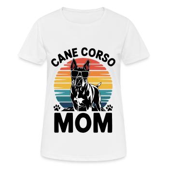 Cane Corso Italiano Mom Mom Cane Corso Gift - Women's Breathable T-Shirt - white - Front - AI Model Female 172 dark (172cm)
