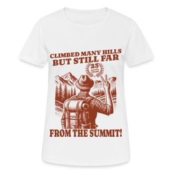 Lustiges Wanderer Geburtstag 23 Jahre - Frauen T-Shirt atmungsaktiv - Weiß - Vorne - AI Model Female 172 dark (172cm)