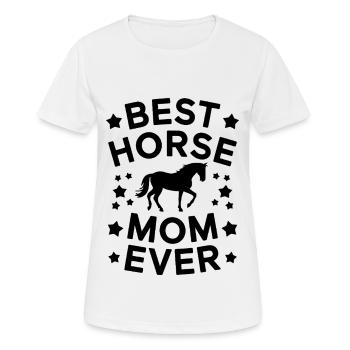 Pferde Spruch Reitsport Lustiges Pferde Geschenk - Frauen T-Shirt atmungsaktiv - Weiß - Vorne - AI Model Female 172 dark (172cm)